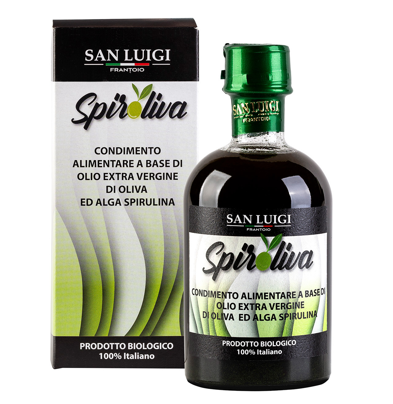 „Spiroliva“ Olivenöl mit Spirulina-Algen
